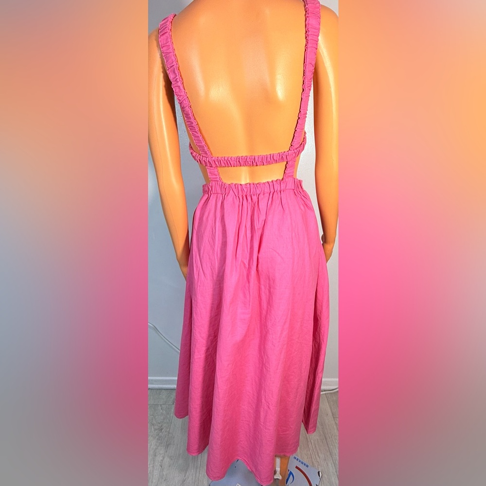 Petal & Pup Pink Backless Dress - Picture 4 of 10